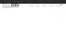 Tablet Screenshot of forliftasansor.com